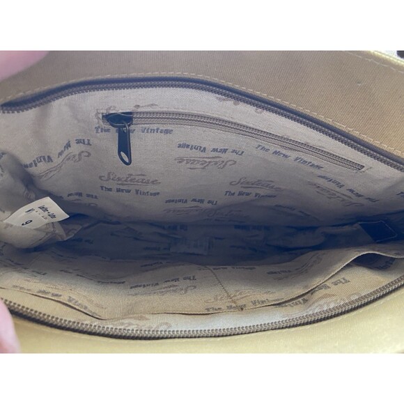 Sixtease Western Carina Shoulder Satchel Purse Leather Canvas Stars Western NWT - Picture 16 of 16